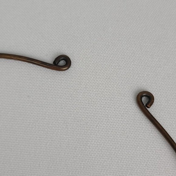 Bronze Natural Stone Choker Statement Necklace - Picture 6 of 9